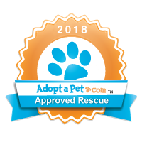 Approved Rescue Paw Print Badge Logo Banner